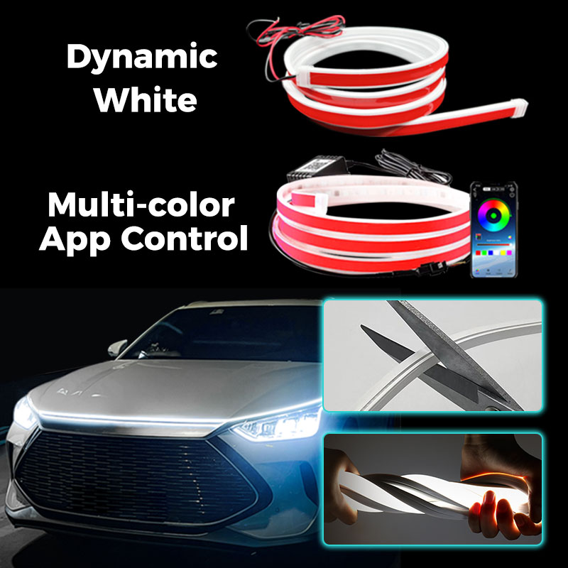 SilverHolder™ Dynamic Car Hood LED Strip – SilverHolder